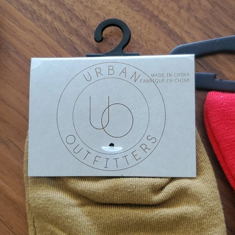 2 pairs Urban Outfitters Thin ankle socks Panda & Cactus 🌵 - Picture 4 of 5